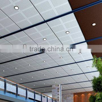 Oval Perforations Suspended Metal Ceiling Aluminum Lay In Ceiling photo-6