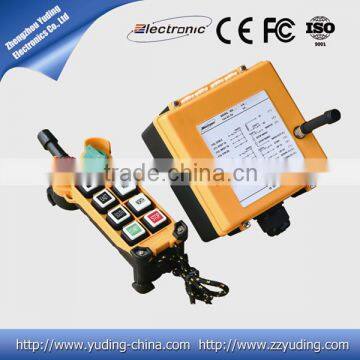 6 Buttons+ stop+start Tiller Wireless Industrial Radio Remote Control, popular sell in industrial area