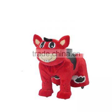 Hot!!! HI CE interesting plush lovely electric riding horse toys for girls