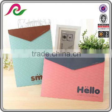 A4 document file folder for office usage two colors