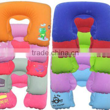 air inflation pvc travel inflatable custom pillow