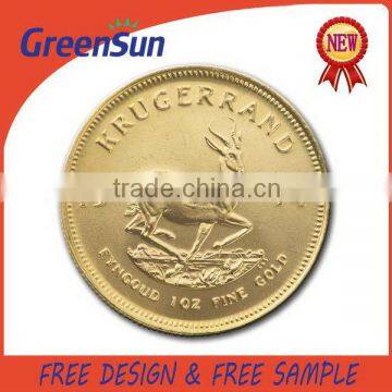 Popular in China commemorative gifts gold religious coin