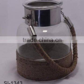 GLASS LANTERN / JAR SHAPE