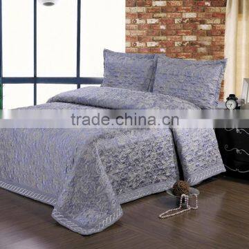2015 45% cotton +55% polyester jacquard bedspread
