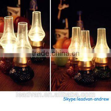 Creative Led Digital Candle Vintage Led Lamp For Desktop Room Decoration Reding