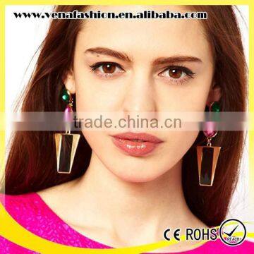 Europe Style Acrylic Material Free Sample Diamond Earring photo-5