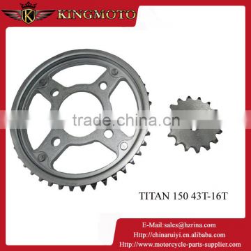 CD70 Motorcycle sprocket with good motorcycle chain sprocket price,front and rear motorcycle sprocket