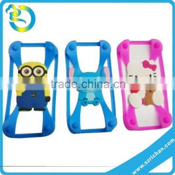 Wholesale Hot selling Fun shape mulit colors General universal universal 3D silicone rubber cellphone case