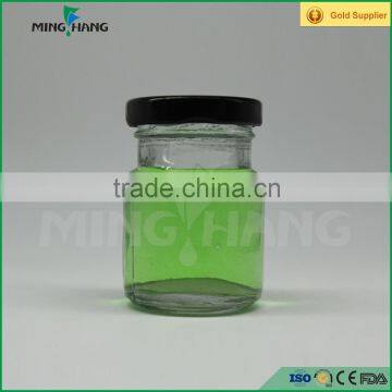 70ml empty glass jam storage jar food packing jar for honey with cap