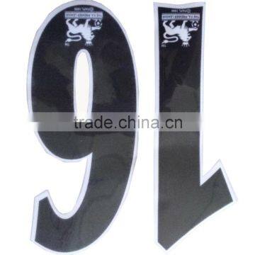 factory direct name sticker brand name label for clothing iron on transfers small