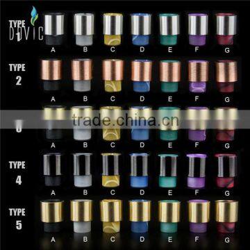 Colorful Acrylic Friction Drip Tips Without O-rings Wide Bore Friction Acrylic Drip Tip photo-3