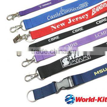 High quality custom lanyard silk sreen lanyard