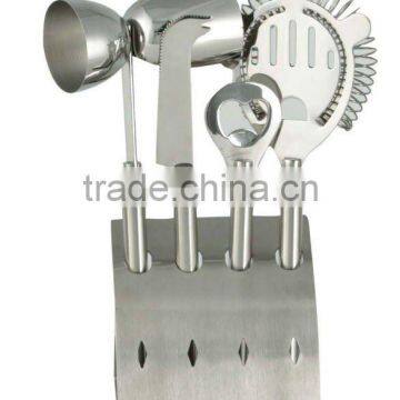 Stainless Steel 5pc Bar Accessory Set