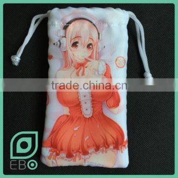 anime cartoon custom design logo printing phone bag