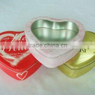 Heart Shape Chocolate Tin Box