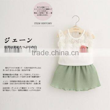 Latest kid's boutique dresses baby girl's Christmas fahionable design cotton dresses