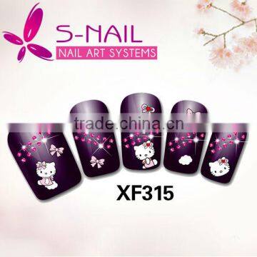 2016 Colored Nail Sticker,Handmade Nail Art,3D Water Nail Decal wholesale