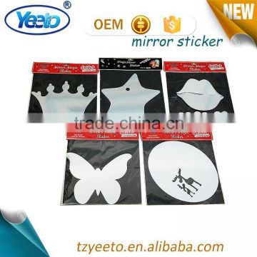 2015 Newest Acrylic Door Decoration Mirror Stickers