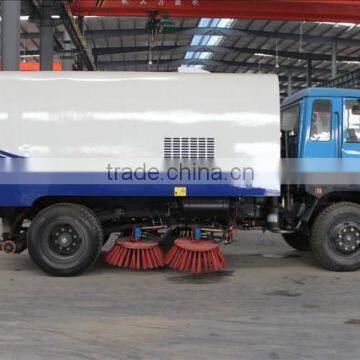New Design Yellow Color Cheap Price Customized Dongfeng153 6m3 6cbm Sweeper Truck for Sale photo-5
