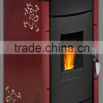 AMANDA Diva Modern Pellet Stove for Central Heating With Radiators