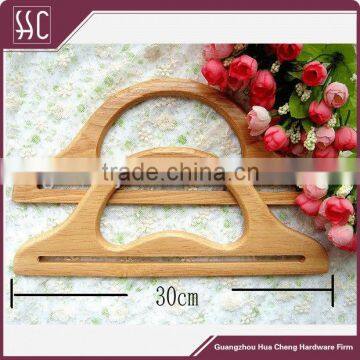 Wooden clutch Handle handbag accessories