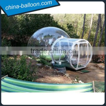 Customized PVC clear inflatable lawn tent/the inflatable transparent tent/camping inflatable bubble tent for sale