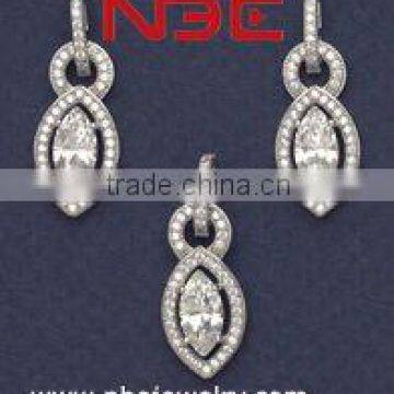 factory offer crystal jewelry set