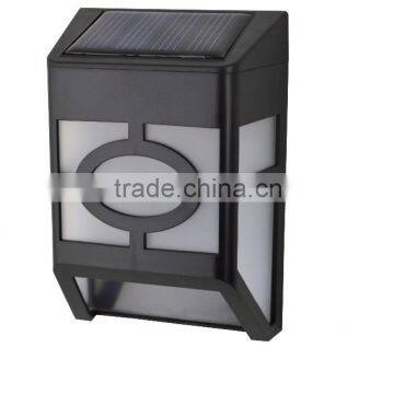 18LM 2V 120MA waterproof solar wall lamp for hotel garden