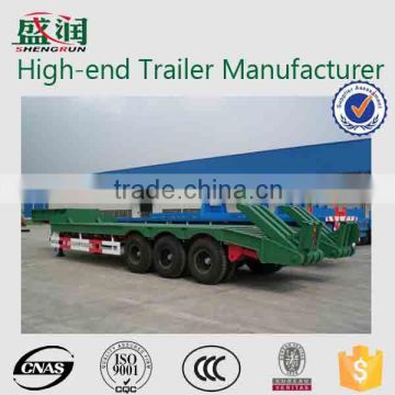 50T low bed semi trailers with low loader low price for hot sale