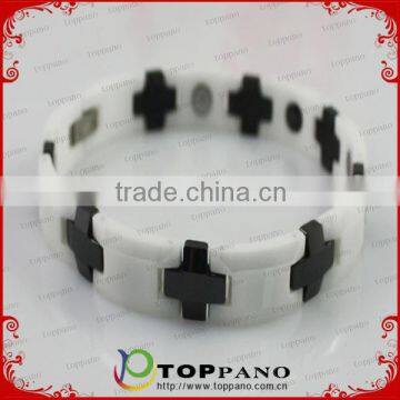 wholesale tungsten magnetic ceramics energy bracelet for sale