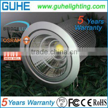 Taiwan MeanWell driver 85-277VAC samsung 5630 led downlight 7W with 5 years warranty