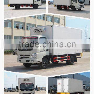 6 wheels OEM ODM FOTON mini cargo factory make 4X2 Foton food truck 10ton foton van body Mini truck food