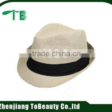 white men's straw hats with black tape