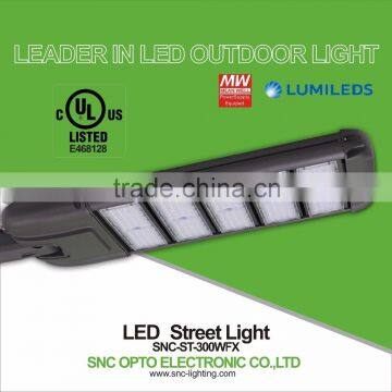 UL cUL listed aluminum housing body material 300W led street light IP65