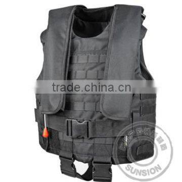 Ballistic Flotation Vest with Water Sensor System