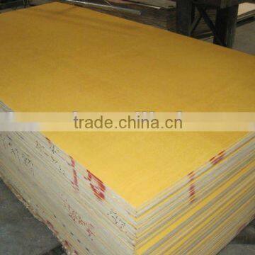 12mm thickness,yellow melamine plywood