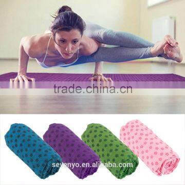 Eco Friendly Flower Yoga Mat Towel YT-001 photo-2