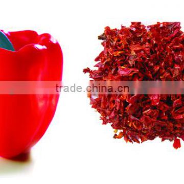 dehydrqated sweet red spice with ou certificate red bell pepper granules 10*10mm China(mainland)