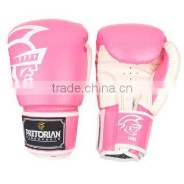 Popular Pretorian Kick Boxing Gloves Pink Women Fighting PU Leather Box Glove photo-2