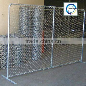 Knuckled Edge Galvanized Chain Link Fence Panel