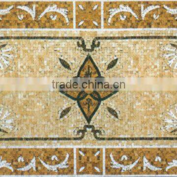 Luxury Salon Floor Decoration Cheap Marble Mosaic Floor Medallion From China photo-3