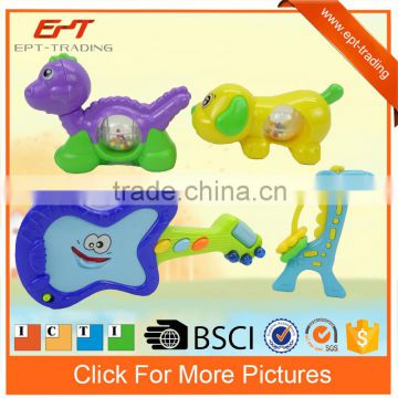 Eco friendly material cheap plastic lighting baby rattle for sale