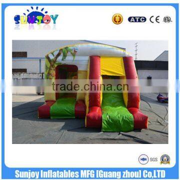 2016 Hot sale small colorful combo bouncy inflatable combo for kids