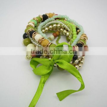 plastic beads bracelet,Handmade colorful bracelet,Fashion jewlry 2013