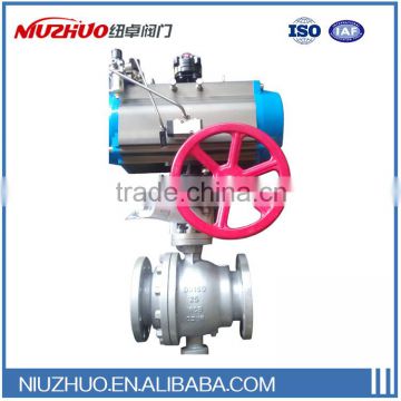 Factory Pneumatic O-type ball valve new technology product in China