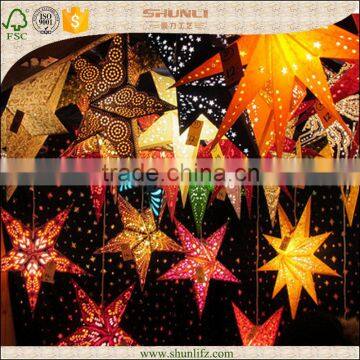 High quality paper star lanterns for christmas decoration