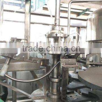 Automatic HDPE Bottle Milk/juice 3in1 Filling Machine With Aluminium Film Sealing