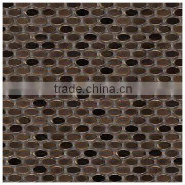 round stone mosaic, round art mosaic, kitchen design mosaics(PMSG357)