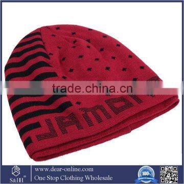 new tide fashion outdoor leisure men's winter wool hat cap set