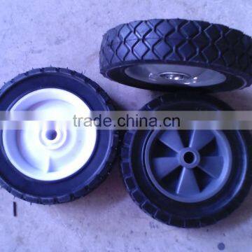 6x1.5 solid rubber shopping cart wheel